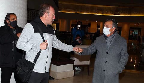 Başkan Ahmet Nur Çebi, takımı stadyuma uğurladı!