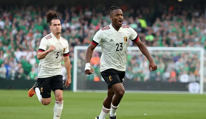 Batshuayi, milli maçta boş geçmedi