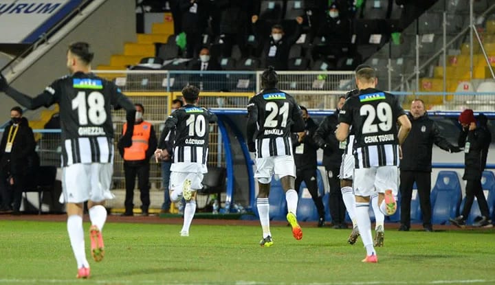 Beşiktaş'tan Erzurum'da kritik galibiyet! Fark açıldı!