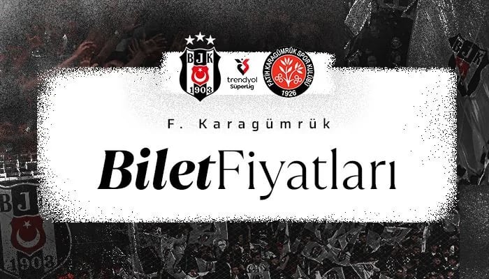 Beşiktaş - Fatih Karagümrük maçının bilet fiyatları belli oldu!