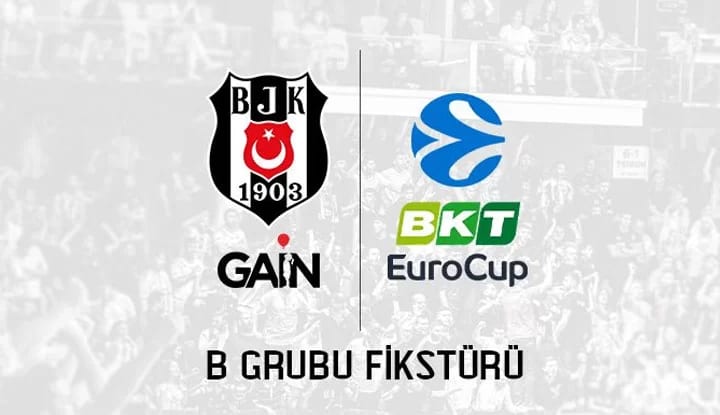 Beşiktaş GAİN Takımının EuroCup B Grubu fikstürü belli oldu!