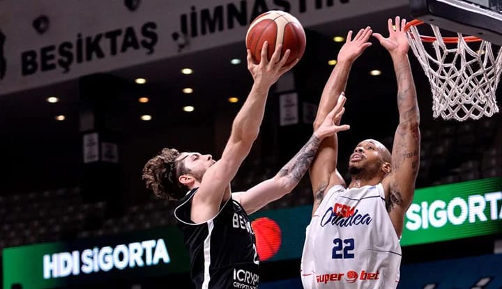 Beşiktaş Icrypex, Europe Cup'ta CSM CSU Oradea'ya mağlup