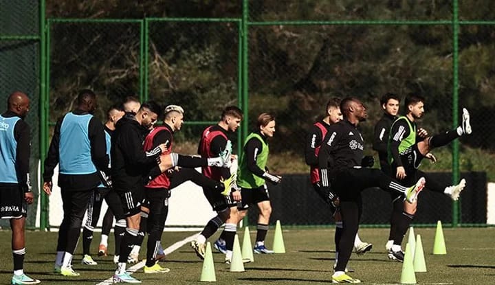 Beşiktaş kondisyon taktik çalıştı!