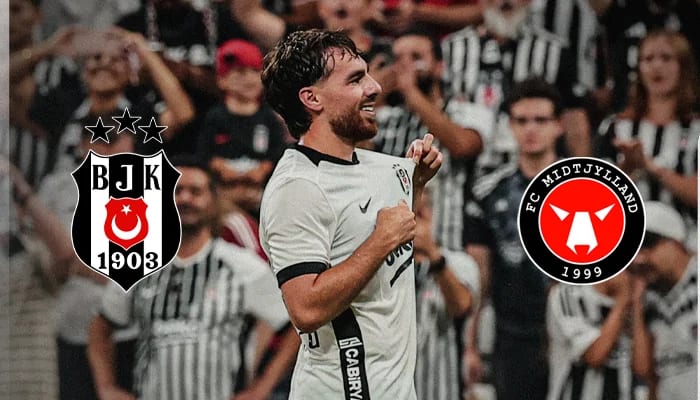 Beşiktaş, Midtjylland'ı Orkun Kökçü'nün golüyle geçti!