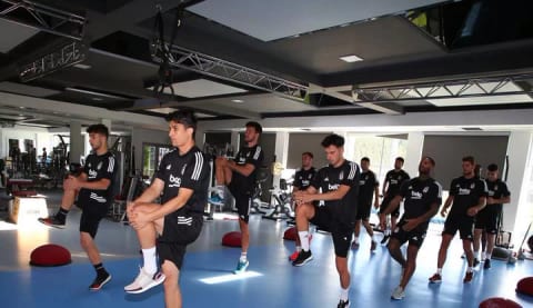 Beşiktaş salonda çalıştı