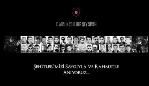 Beşiktaş şehitlerini anacak