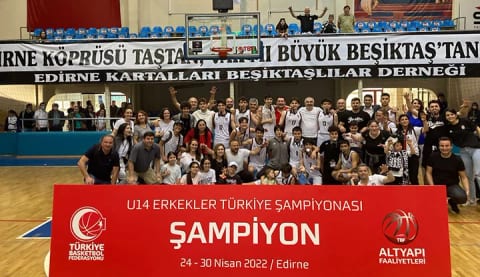 Beşiktaş U-14 Erkek Basketbol Takımı, Türkiye Şampiyonu oldu
