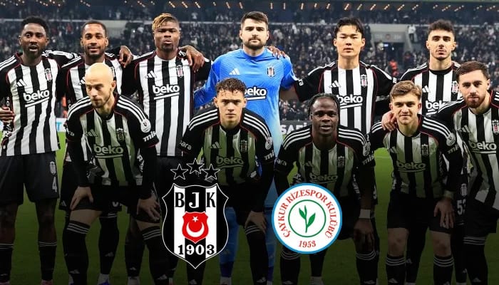 Beşiktaş, Ziraat Türkiye Kupası’nda Çaykur Rizespor’u ağırlıyor