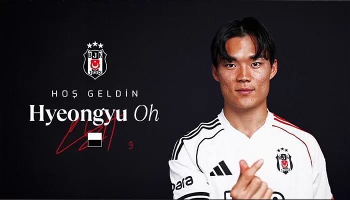 Beşiktaş’a Hyeongyu Oh transferi resmen açıklandı