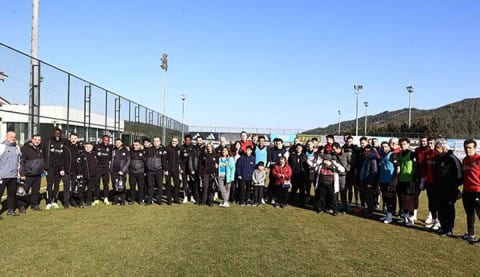 Beşiktaş, özel misafirlerini ağırladı!