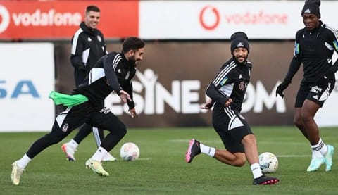 Beşiktaş'ın akşam antrenmanından notlar!