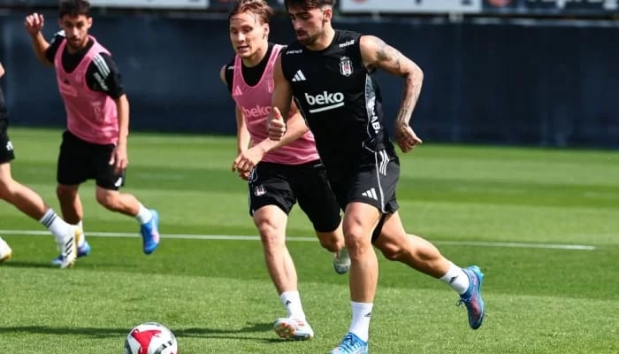 Beşiktaş'ın yeni transferi Jota Silva ilk antrenmanına çıktı!