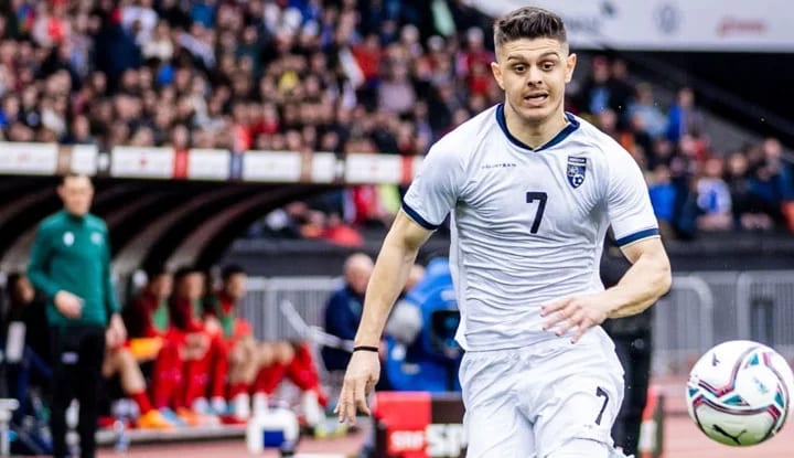 Beşiktaş'ın yıldızı Rashica, Kosava-Andorra maçına damga vurdu!