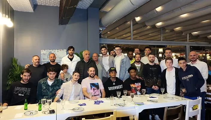 Beşiktaşlı yöneticiler Emlakjet Beşiktaş Erkek Basketbol Takımı ile yemekte buluştu!