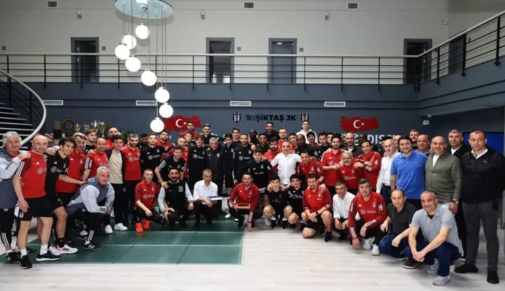 Beşiktaş'ta bayramlaşma töreni yapıldı!