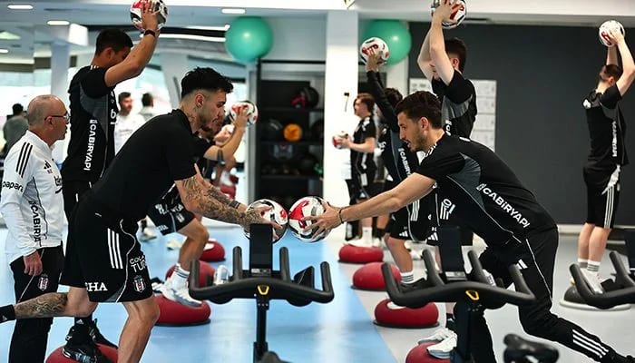 Beşiktaş’ta sabah Antrenmanı tamamlandı!
