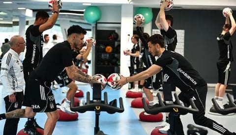 Beşiktaş’ta sabah Antrenmanı tamamlandı!