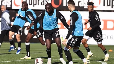 Beşiktaş'ta, Yılport Samsunspor maçı hazırlıkları devam ediyor!