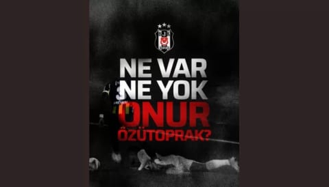 Beşiktaş'tan Hakem Onur Özütoprak'a gönderme!
