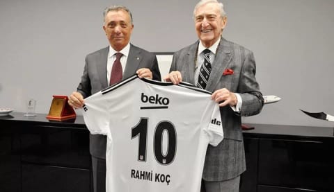 Beşiktaş'tan Rahmi Koç'a geçmiş olsun mesajı