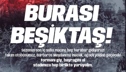 Beşiktaş'tan taraftara özel çağrı!