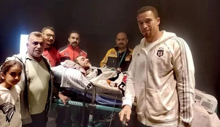 Cavir Haddur'un Beşiktaşlı futbolcuları görme hayali gerçek oldu!