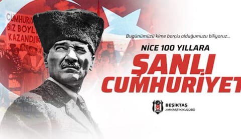 Cumhuriyetimizin 100. Yılı kutlu olsun!