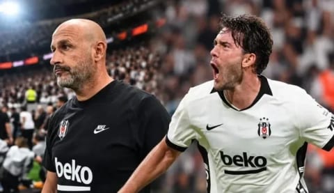 Dusan Vlahovic'in kılavuzu Vincenzo Italiano'da