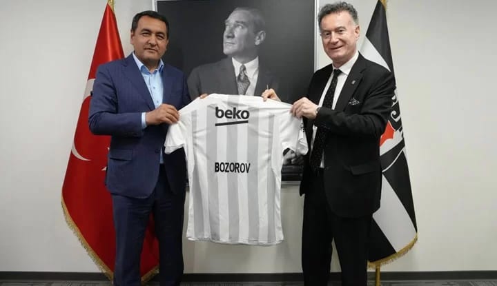 Hayrullo Bozorov’dan Beşiktaş'a ziyaret!