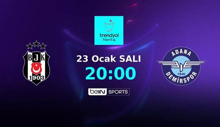 İşte Beşiktaş'ın Adana Demirspor karşısında muhtemel ilk 11'i!