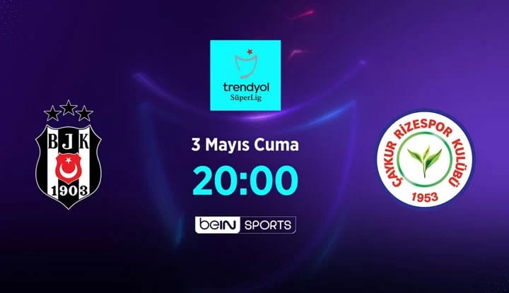 İşte Beşiktaş'ın Çaykur Rizespor karşısında muhtemel ilk 11'i!