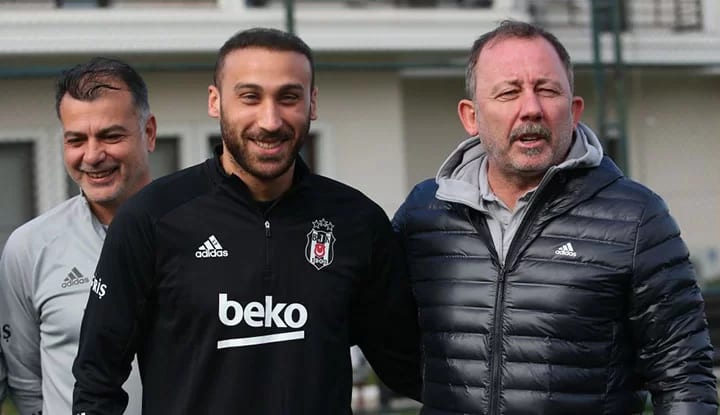 İşte Cenk Tosun ve Sergen Yalçın görüşmesinde yaşanan konuşmalar!