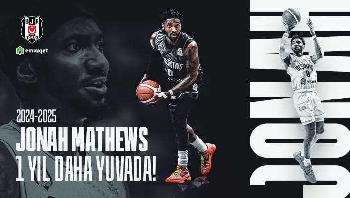 Jonah Mathews’un sözleşmesi resmen uzatıldı!