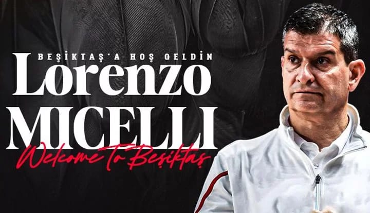 Lorenzo Micelli, Beşiktaş Kadın Voleybol Takımı'nın Başantrenörü oldu!