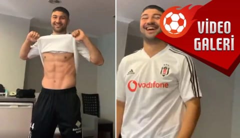 Necip Uysal'dan Güven Yalçın'ın kilo haberlerine videolu gönderme! İşte o görüntüler...
