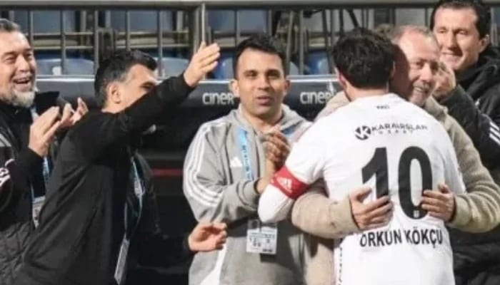 Orkun Kökçü gol sonrası Sergen Yalçın’a koştu!