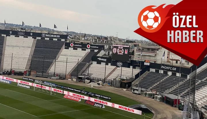 PAOK stadı maça hazır! İşte maç öncesi görüntüler...