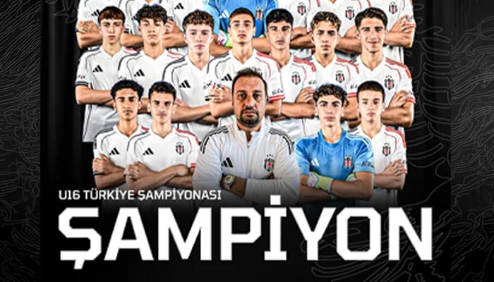 U16 Gelişim Ligi’nde şampiyon Beşiktaş!