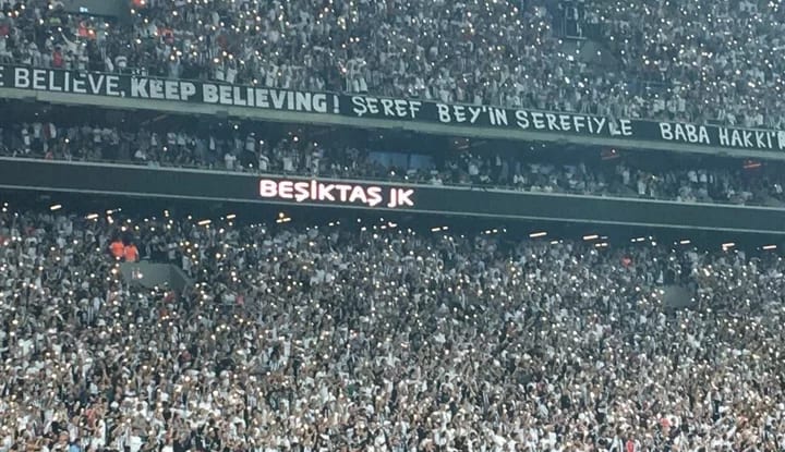 Vodafone Park'ta duygusal anlar!