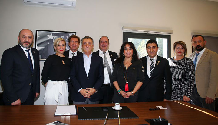 Beşiktaşlı Girişimci İş Adamları ve Kadınları Derneği'nden Başkan Ahmet Nur Çebi’ye ziyaret