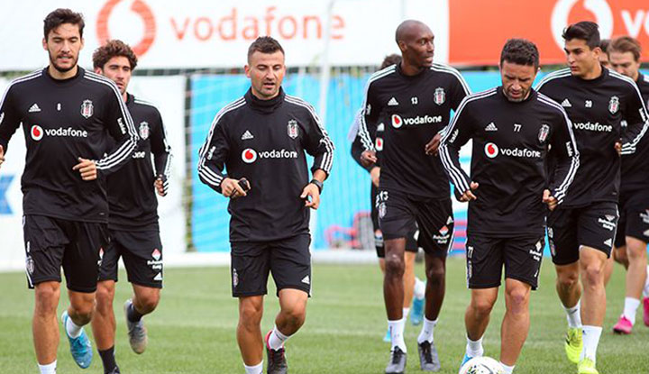 Beşiktaş'ta antrenmanda 4 eksik!
