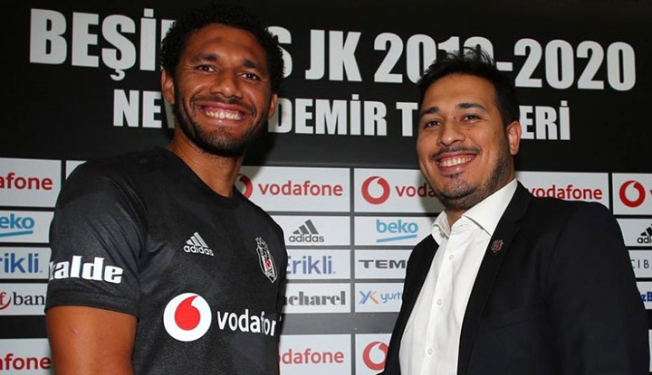 Elneny, Vodafone Park'ta! Atmosfere hayran kaldı!