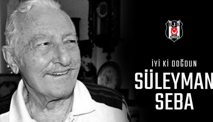 Beşiktaş, Süleyman Seba'yı andı!