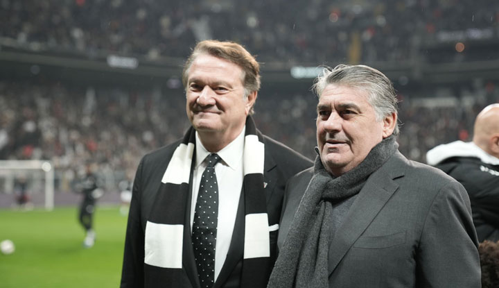 Başkan Hasan Arat ve Serdal Adalı'dan Quaresma ve Atiba'ya plaket!