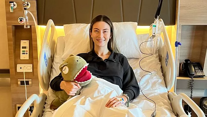 Beşiktaş Ayos'un kaptanı Ecem Aknam ameliyat oldu!