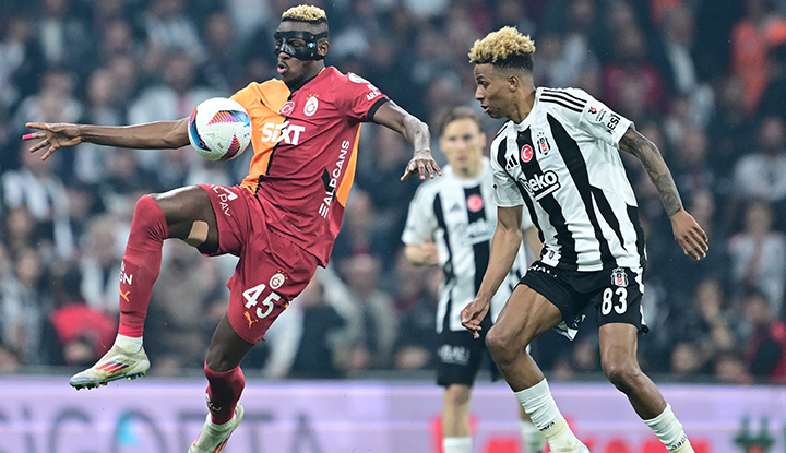 Beşiktaş derbide Galatasaray'ı devirdi!