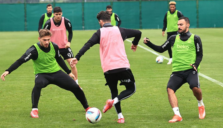 Beşiktaş, Fenerbahçe maçı hazırlıklarını sürdürdü!