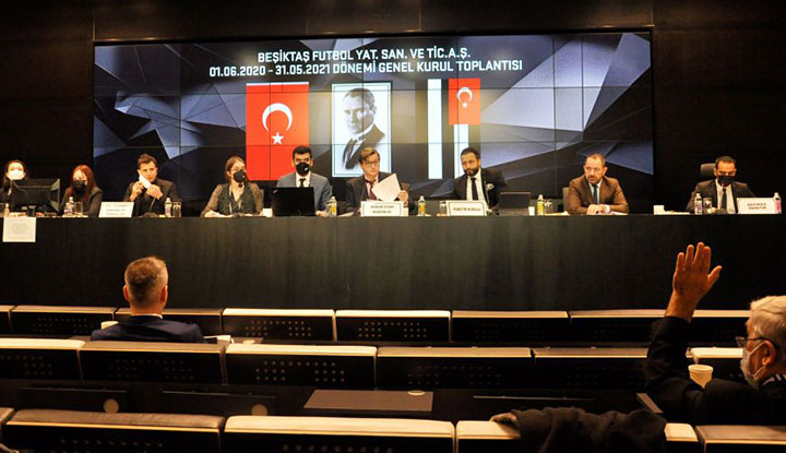 Beşiktaş Futbol A.Ş., Olağan Genel Kurul Toplantısı yapıldı