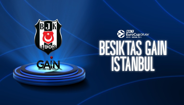 Beşiktaş Gain'in rakipleri belli oldu!
