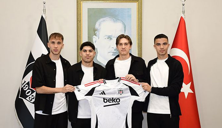 Beşiktaş, genç futbolcular ile sözleşme imzaladı!